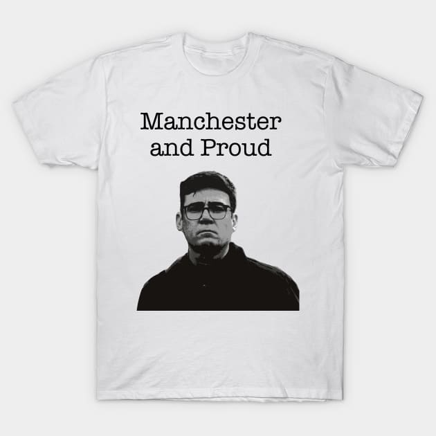 Andy Burnham Manchester and Proud | Mayor Manchester | Black Print T-Shirt by stuartjsharples